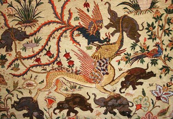 Персидский ковер в Иране