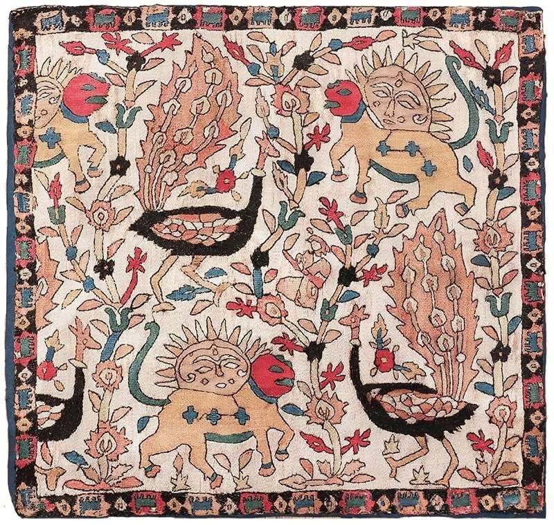 Россия и Персия: Персидский шёлковый ковёр XVII века