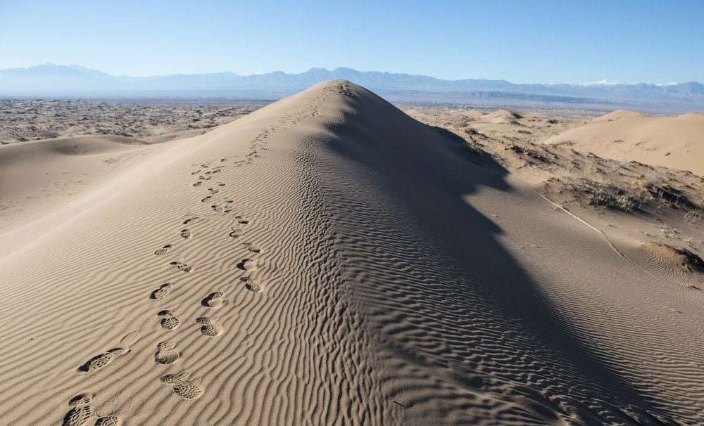 Пустыня в Иране: пустыня Абузейдабад