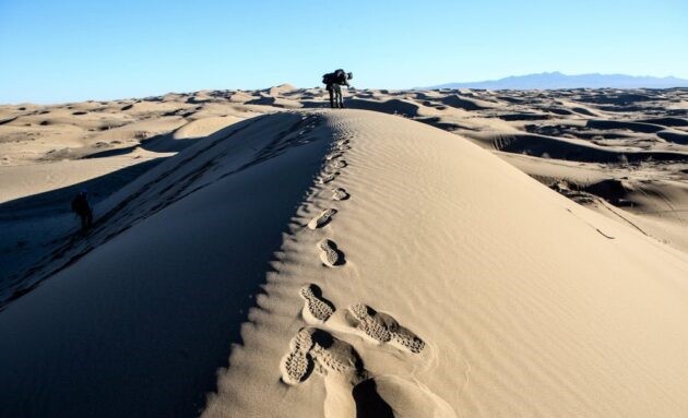 Пустыня в Иране: пустыня Абузейдабад