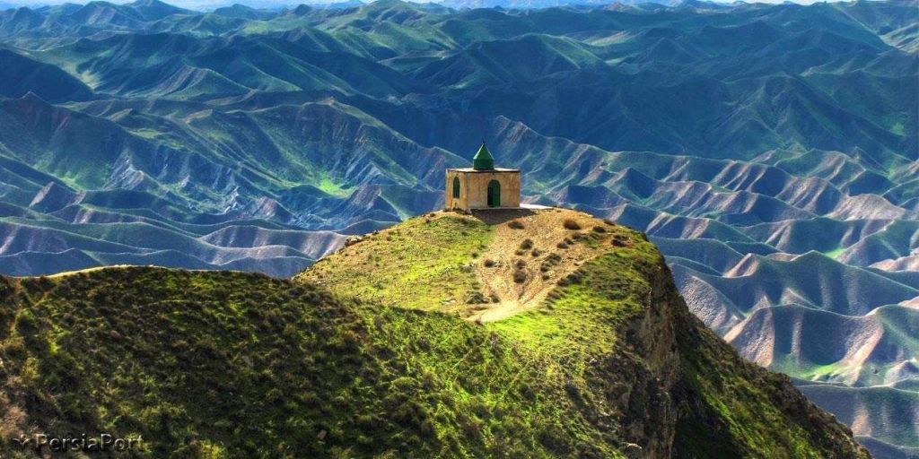 Северный Иран: кладбище Халид Наби в провинции Голестан